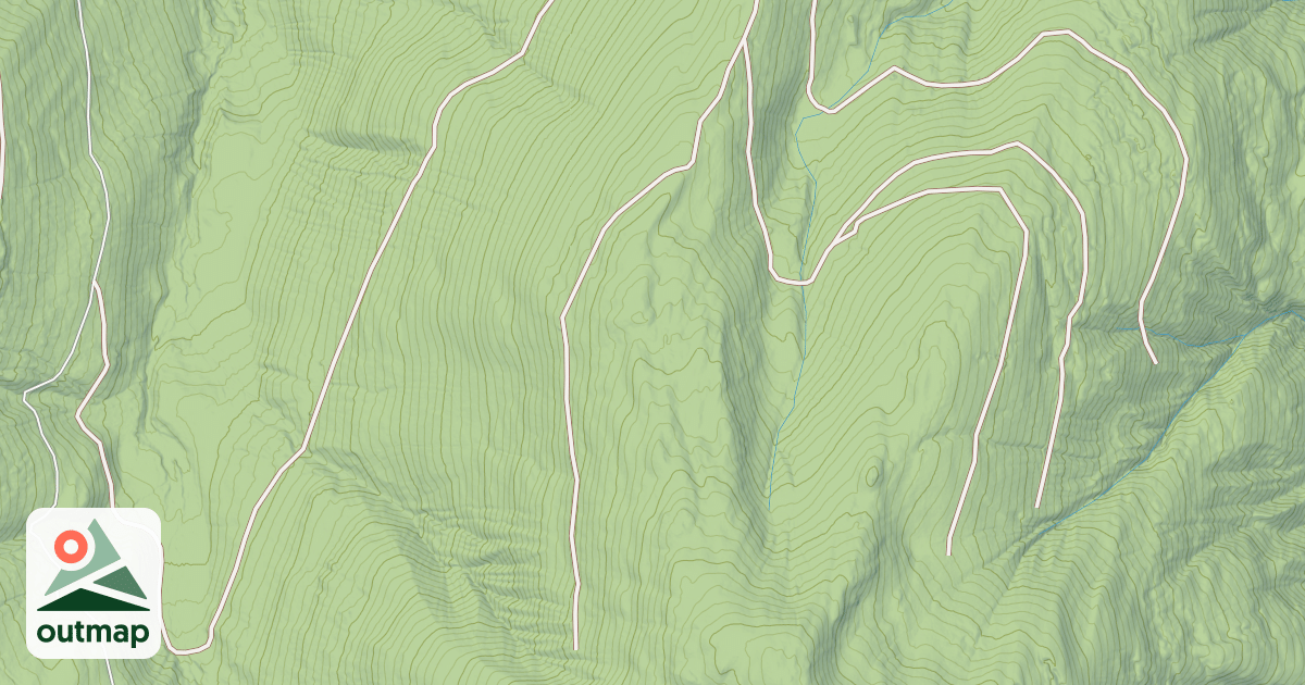 Map of HELLROARING RIDGE F