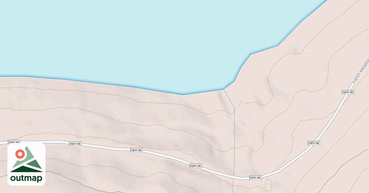 Map of BLUE GATE ROAD