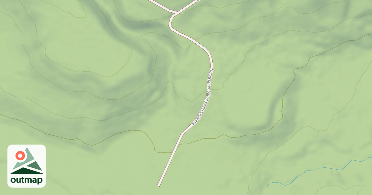 Map of HUNGRY CR. CAMPGROUND