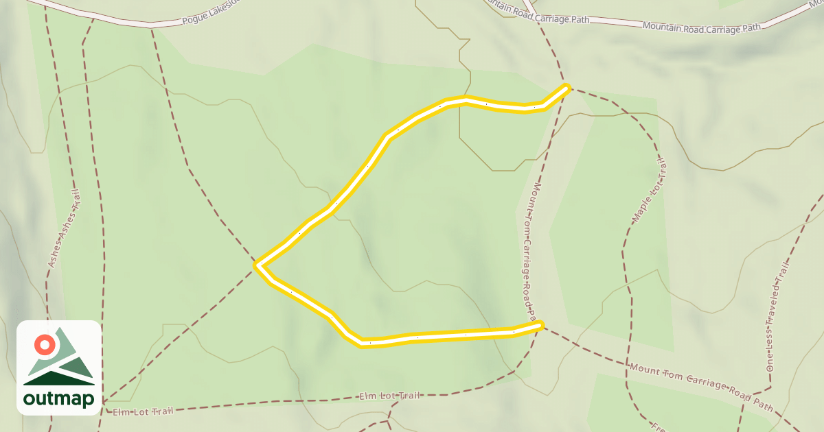 Map of Elm Lot Trail
