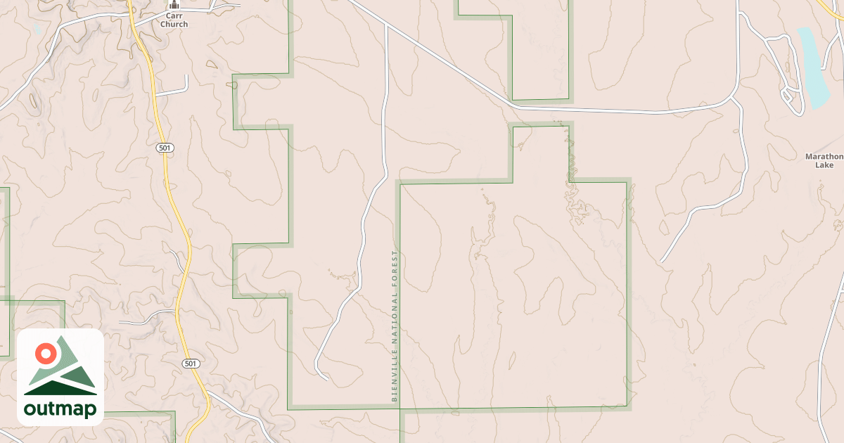 Map of USFS Motor Vehicle Use Map Roads {701ECE2D-9014-47B8-B8C4-2D300B303D22}