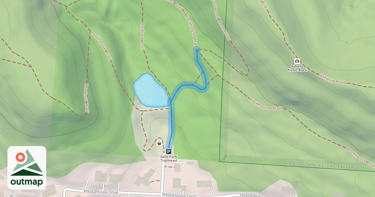 Map of Athens Trail