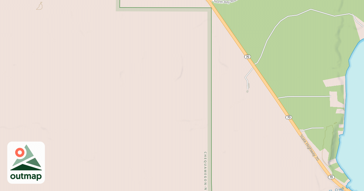 Map of USFS Motor Vehicle Use Map Trails 13064