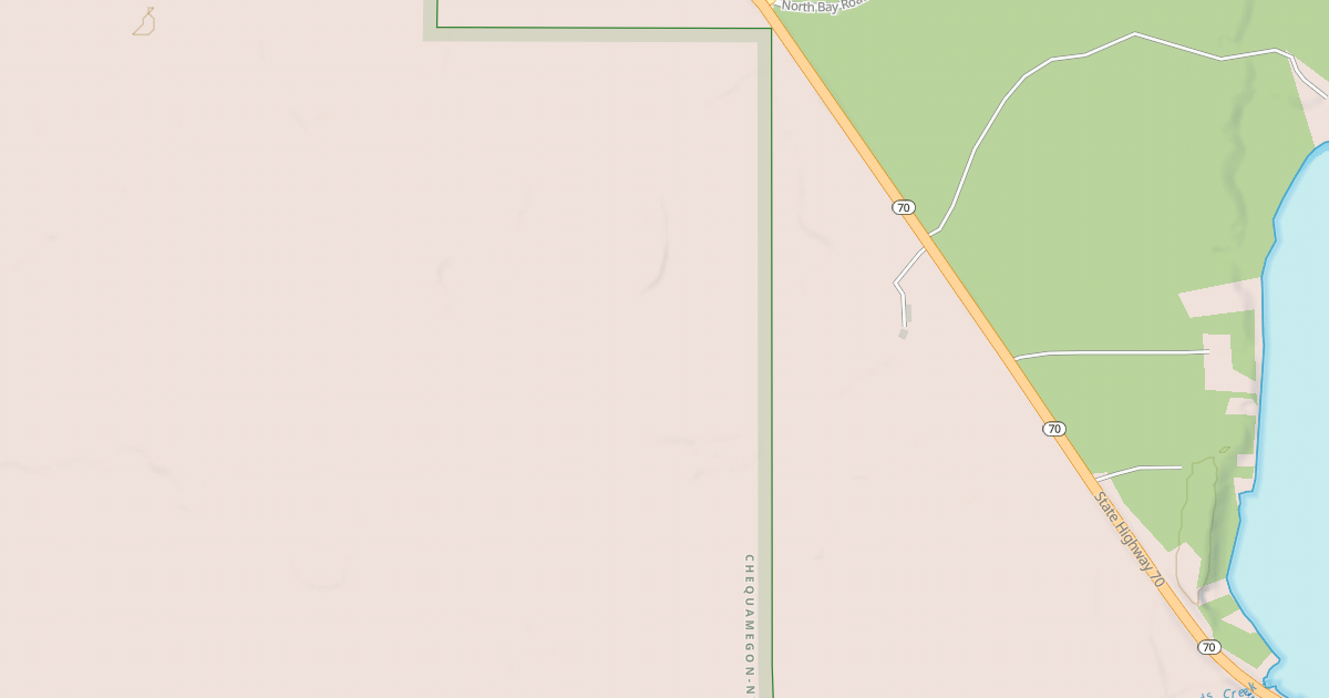 Map preview of USFS Motor Vehicle Use Map Trails 13064