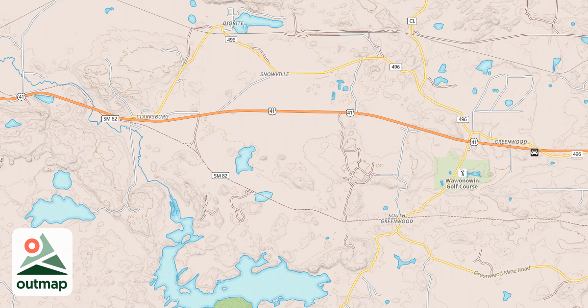 Map of Iron Ore Heritage Trail
