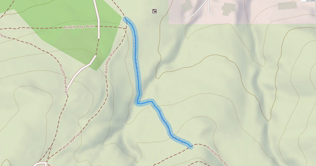 Map preview of Prickly Pear Cutoff Trail