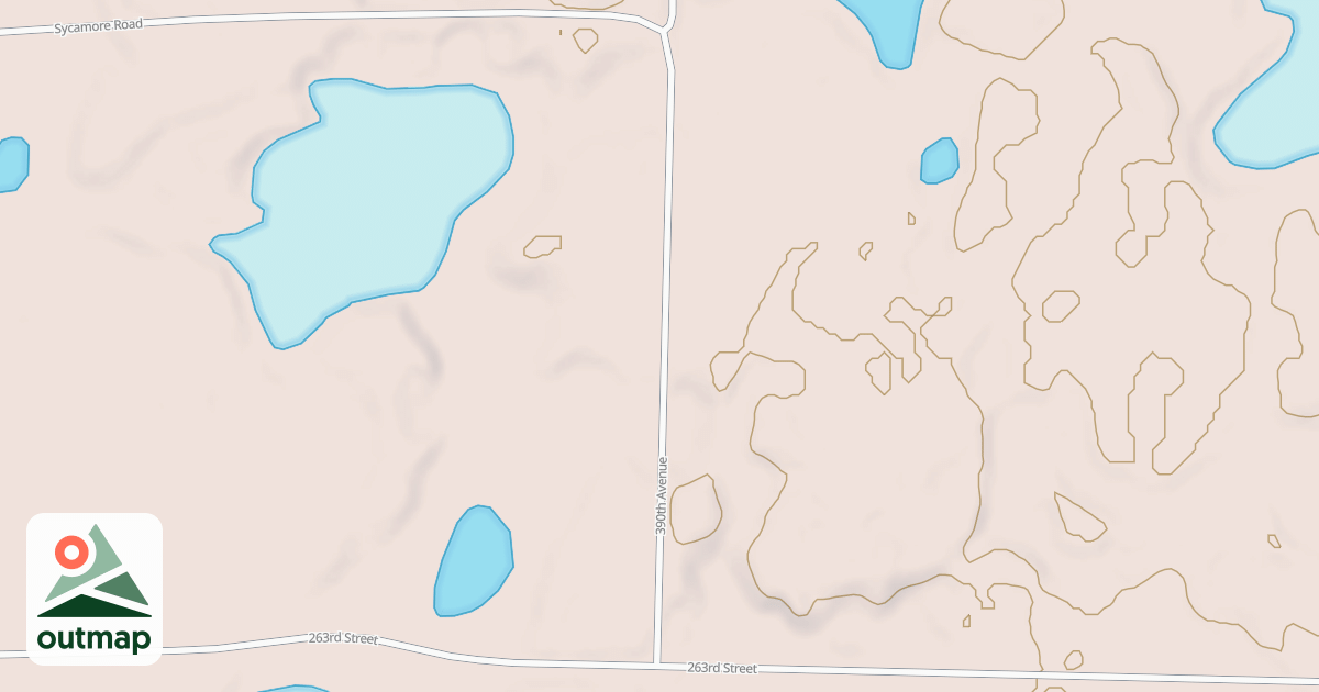Map of Pine Center Trail