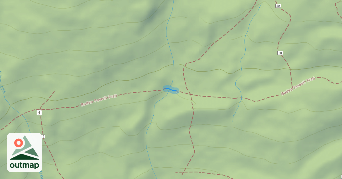 Map of Baden Powell Trail