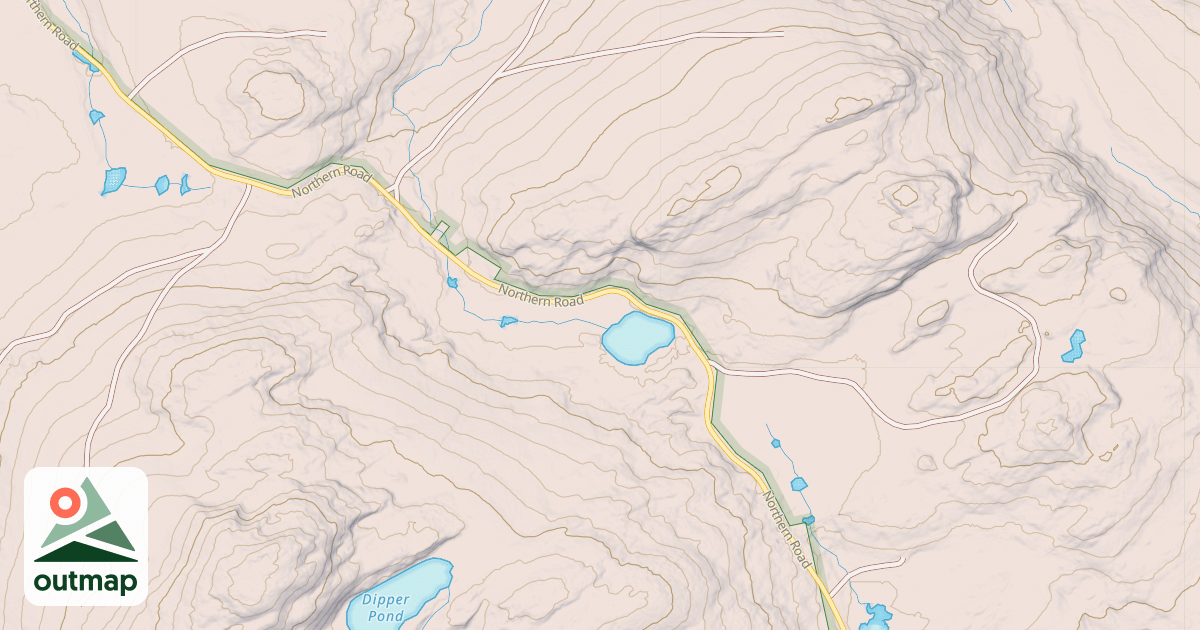 Map of Maine Statewide ATV Trails 97