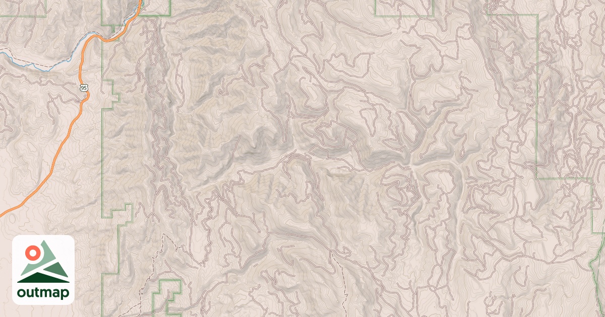 Map of EAST FORK WEISER