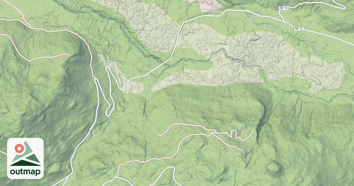 Map of Loomis-Nooksack Snowmobile 12