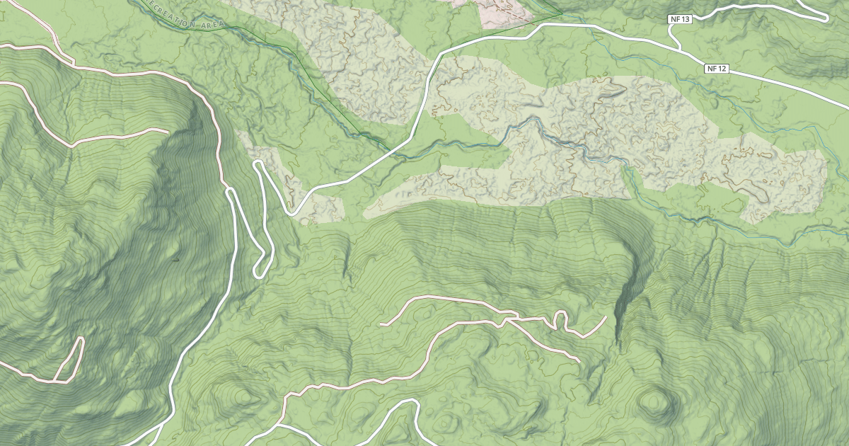 Map preview of Loomis-Nooksack Snowmobile 12