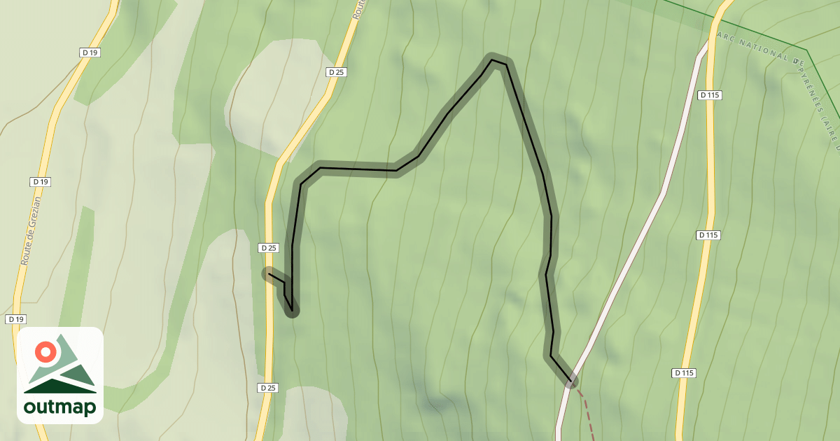 Map of Chemion de la chapelle