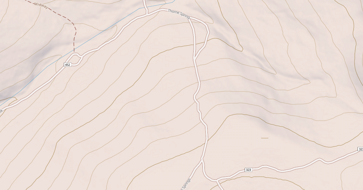 Map preview of THORNE SPRING
