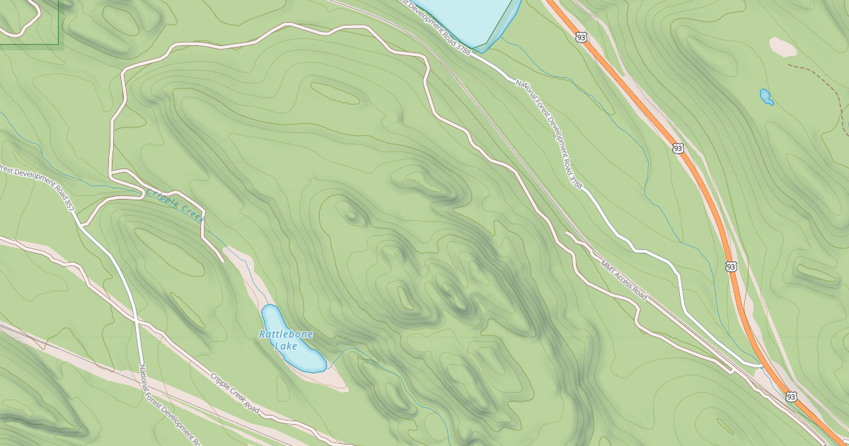 Map preview of DICKEY RIDGE