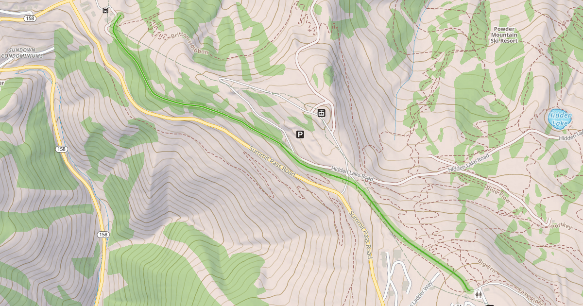 Map preview of Lodge Trail