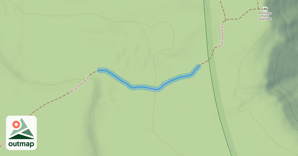 Map of Overlook Trail