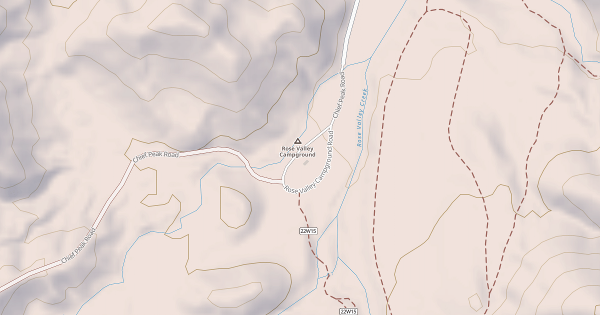 Map preview of ROSE FALLS CG.