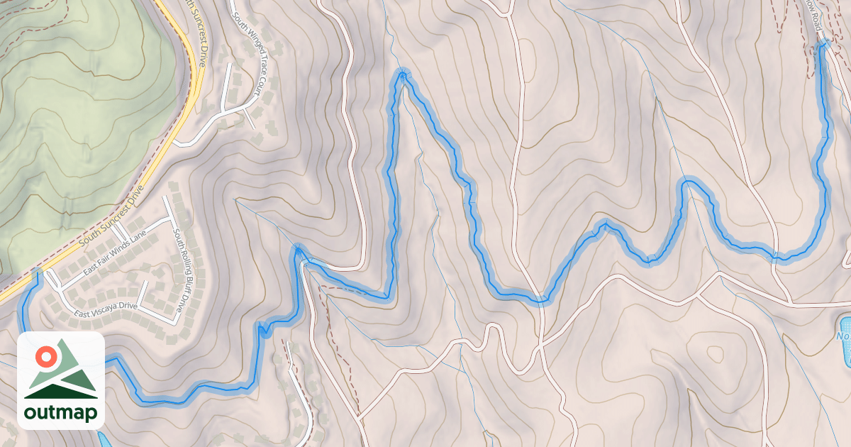 Map of Fango Trail
