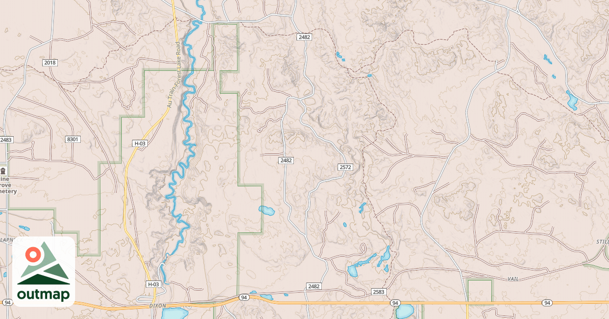 Map of BUCK BAY