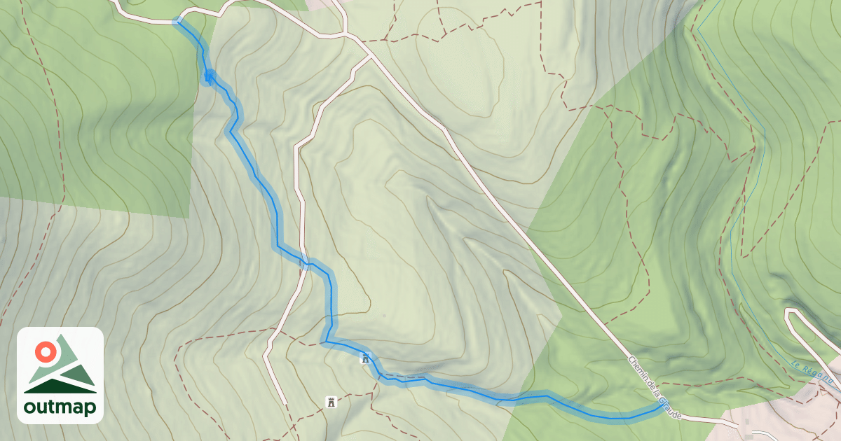 Map of Regagna Trail