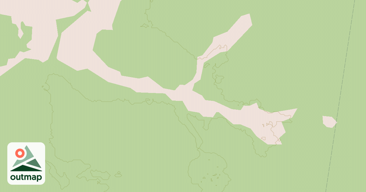 Map of Duck Pond Trail in Cumberland