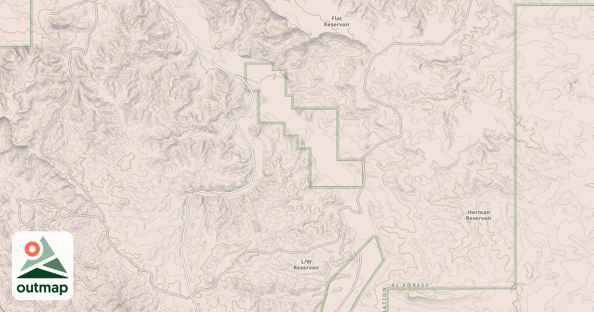 Map of RED BLUFF