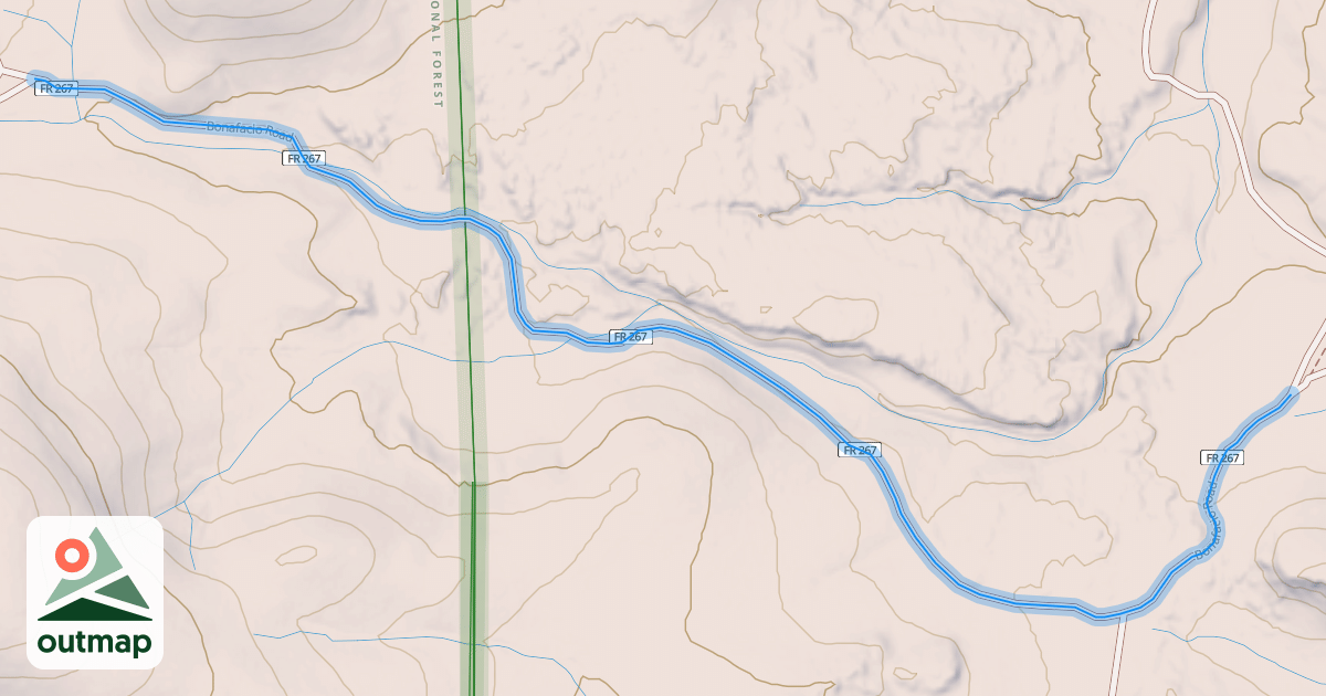 Map of Bonafacio Road