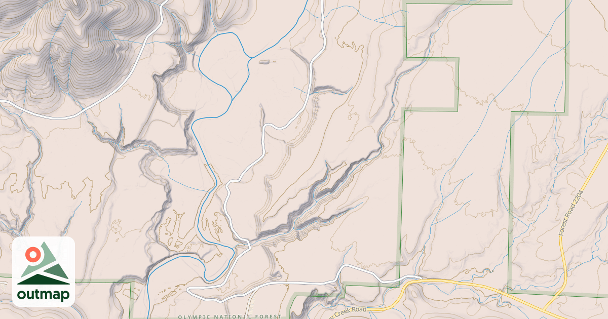 Map of USFS Motor Vehicle Use Map Roads {04061291-CB89-4B7D-84F6-9C9FFF6480E8}