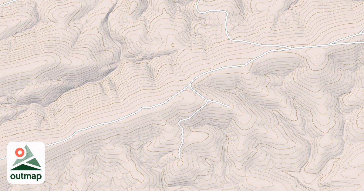 Map of DUTCH CREEK MTN