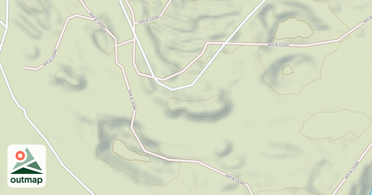 Map of Interlake State Recreation Area Trails