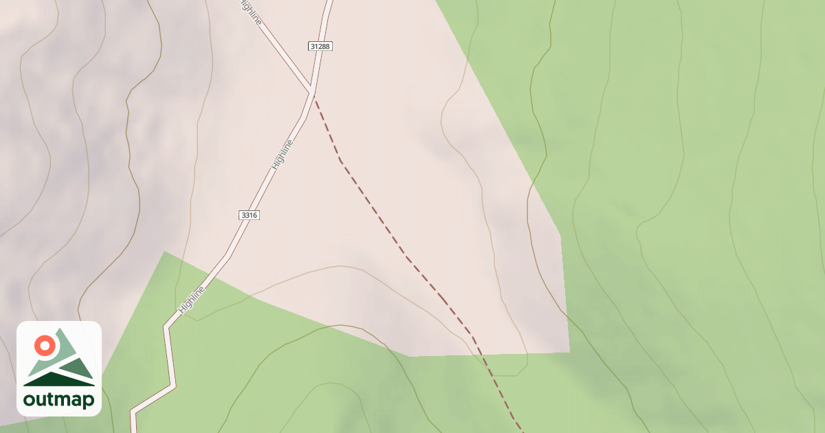 Map of EAST HORSESHOE BASIN