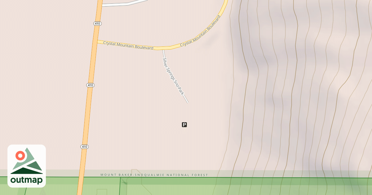 Map of CRYSTAL MTN INFO