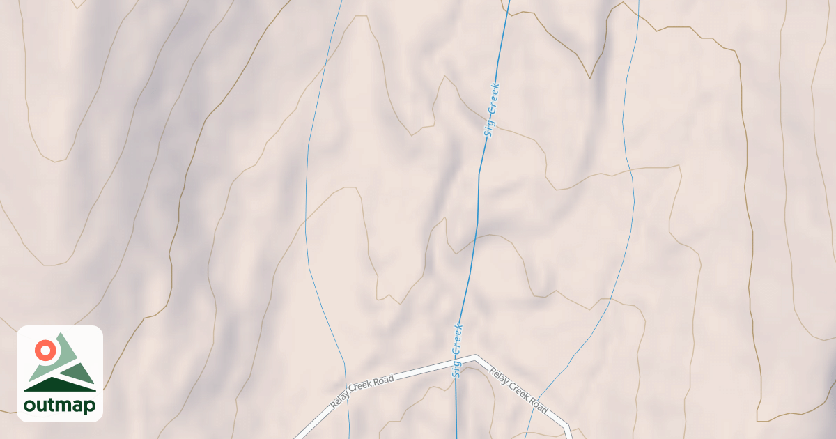 Map of RELAY CRK CAMP SPUR