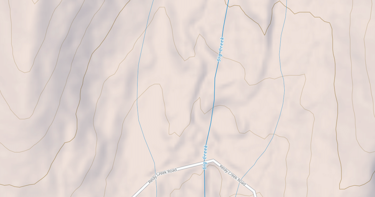 Map preview of RELAY CRK CAMP SPUR
