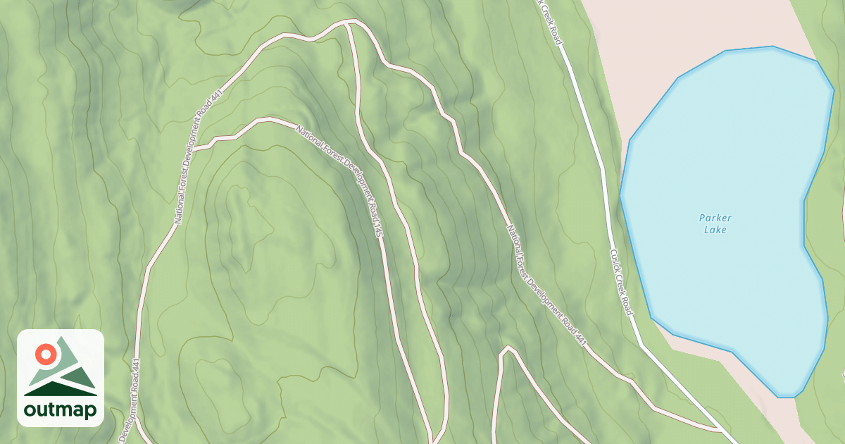 Map of TACOMA CUSICK CREEK