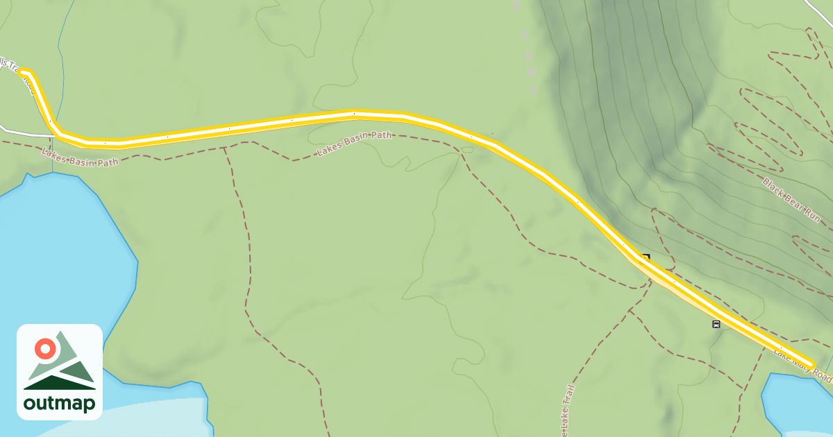 Map of Lake Mary Road