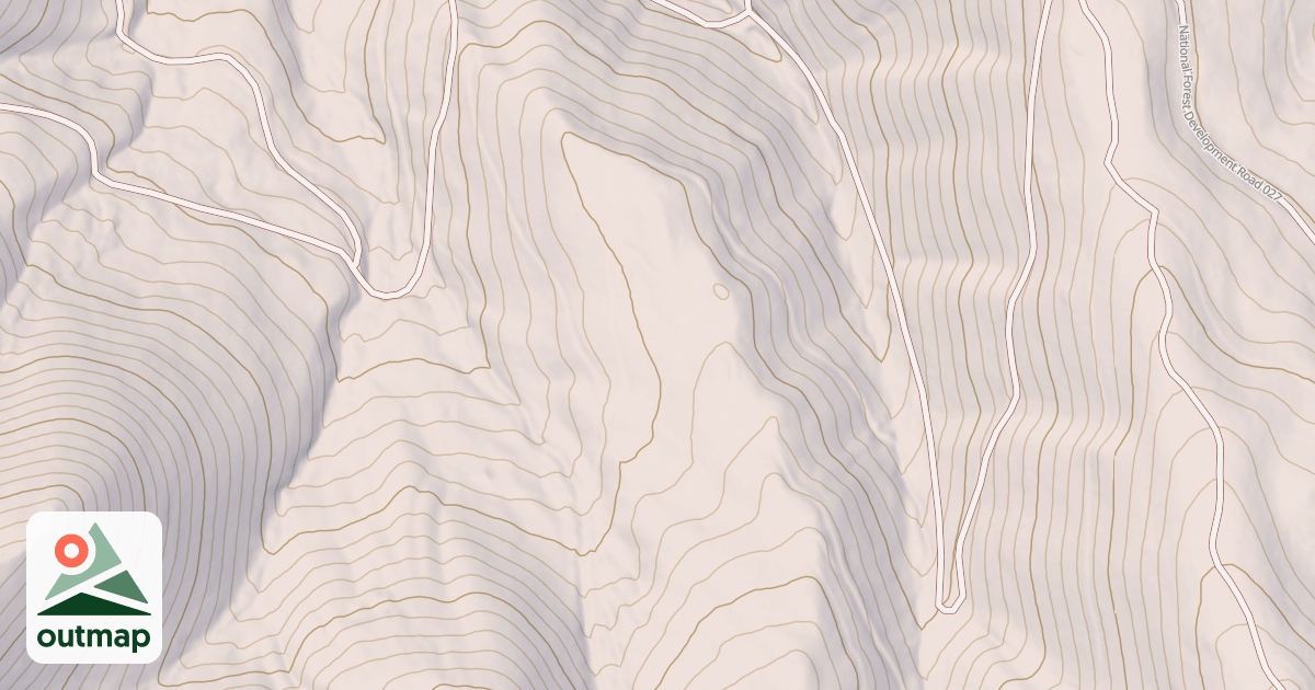 Map of MIDDLE FORK-WEST FORK TIE