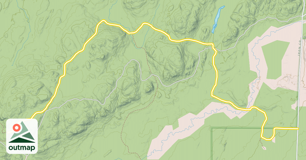 Map of Uller Trail
