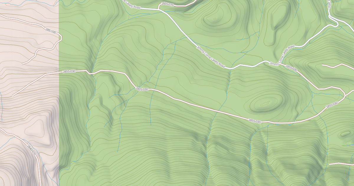 Map preview of USFS National Forest System Roads {B837CFBF-EC0C-4E7A-9194-96B71C5AA4B4}