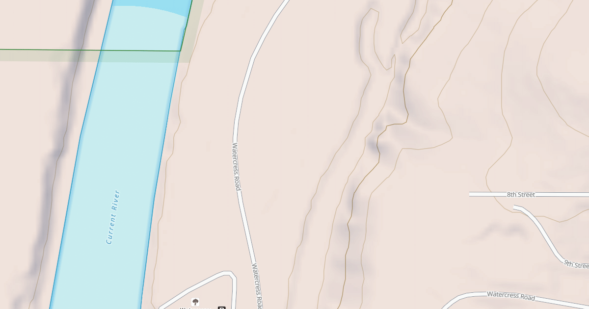 Map preview of WATERCRESS REC AREA SPUR A