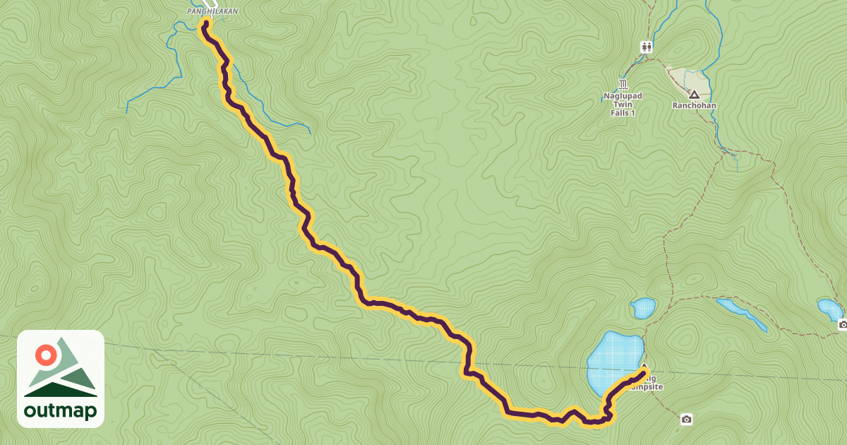 Map of Panghilakan Trail
