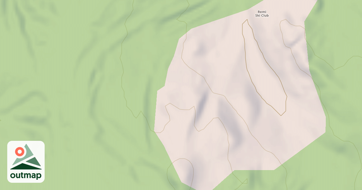 Map of Tubing Slope