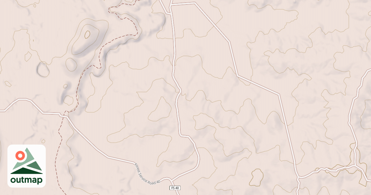Map of USFS National Forest System Roads {6DEA9A7D-7AC4-49D9-B84E-87A232BD1B63}