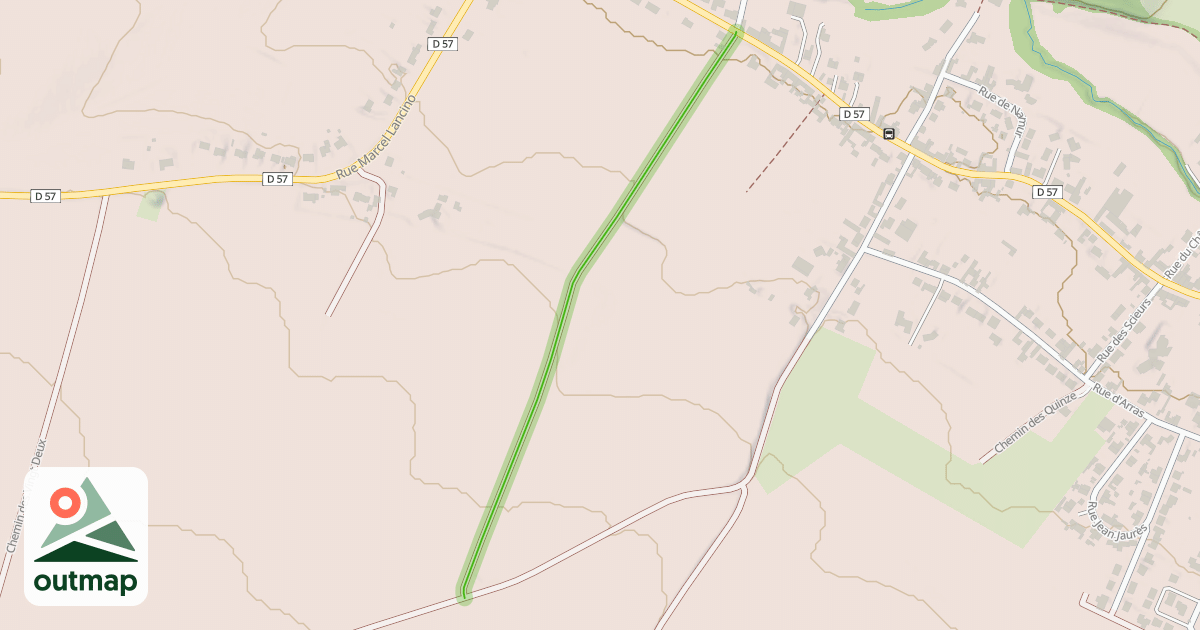 Map of Chemin du Halot à Croix