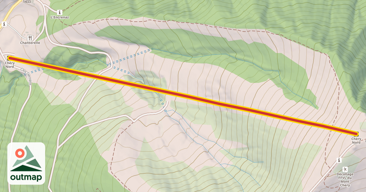 Map of Chéry Nord