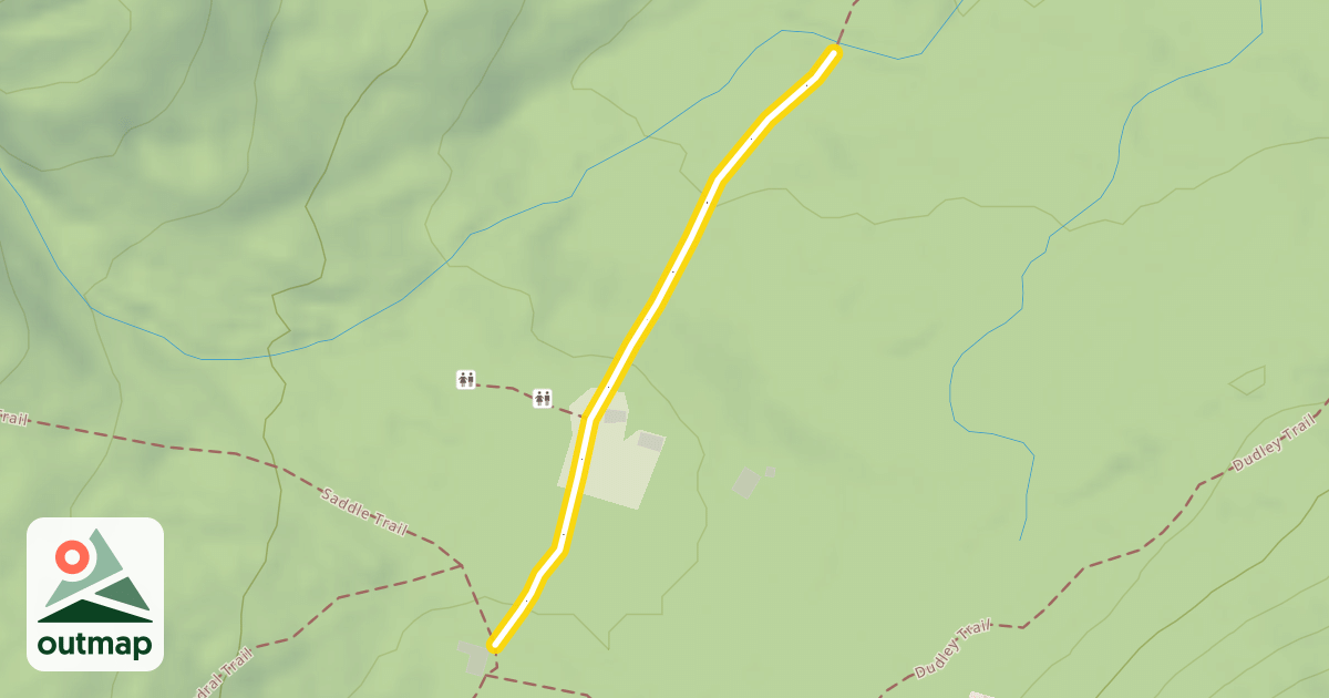 Map of Chimney Pond Trail