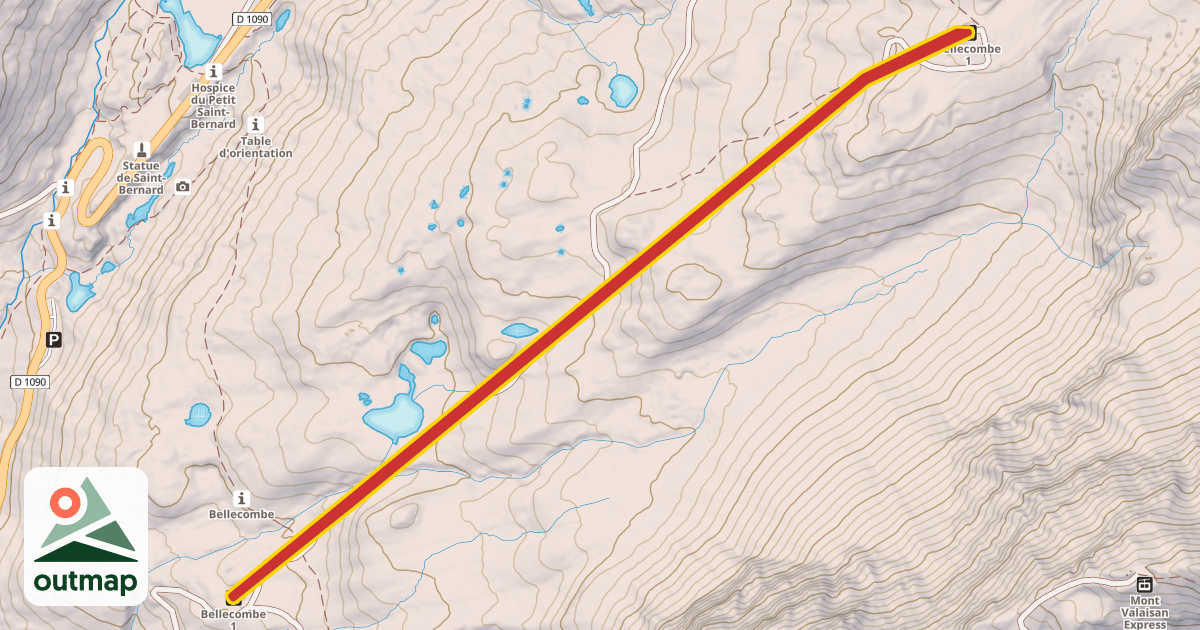 Map of Bellecombe 1