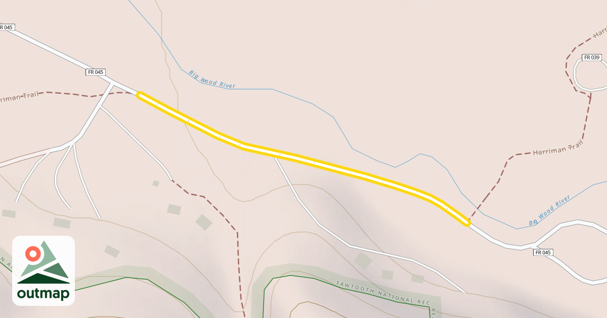 Map of North Easley Hot Springs Road