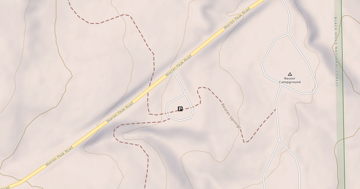 Map preview of REUTER PARKING AREA